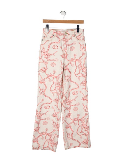 Ganni High-Rise Wide Leg Jeans