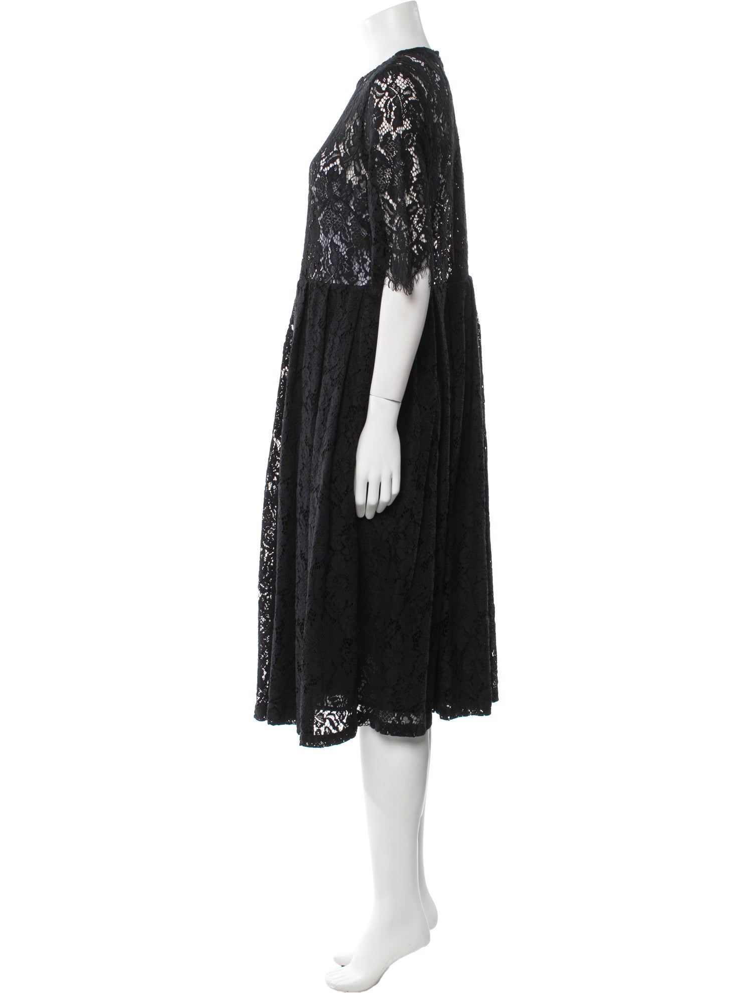 Ganni Lace Pattern Midi Length Dress w/ Tags