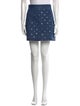 Ganni Studded Accents Mini Skirt