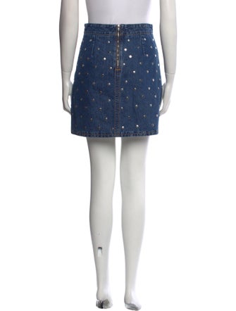 Ganni Studded Accents Mini Skirt