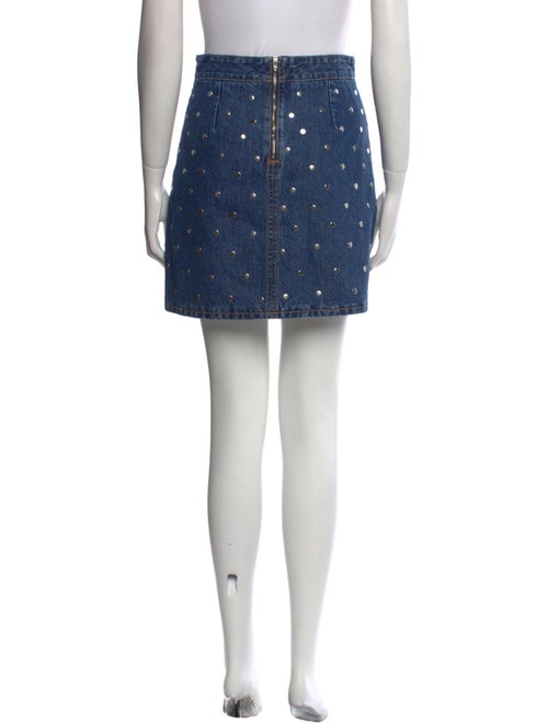Ganni Studded Accents Mini Skirt