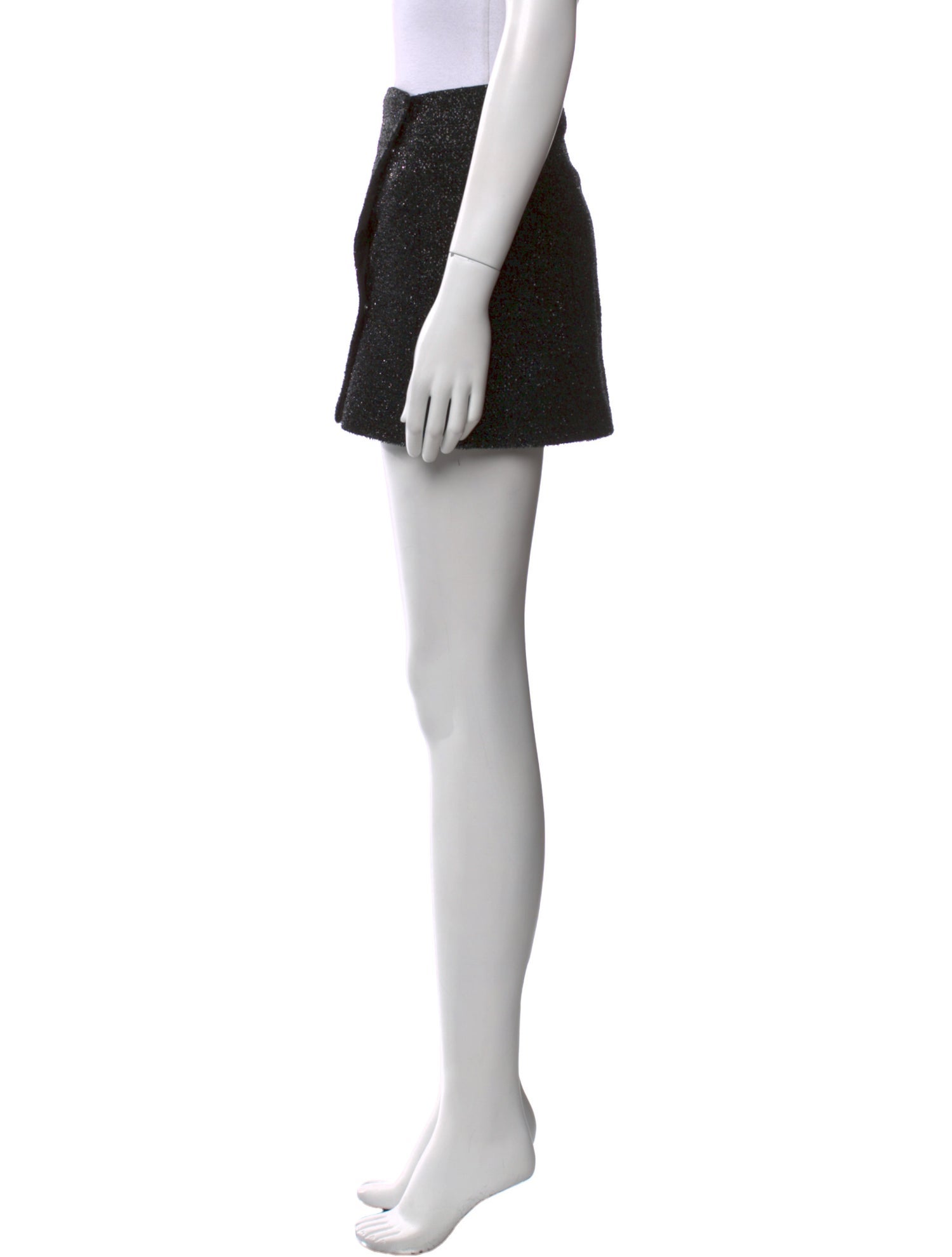 Ganni Glitter Accents Mini Skirt