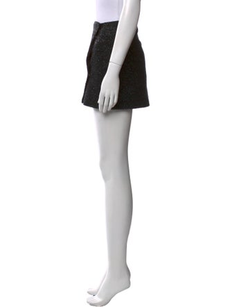 Ganni Glitter Accents Mini Skirt