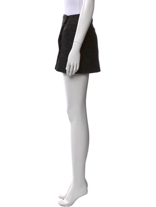 Ganni Glitter Accents Mini Skirt