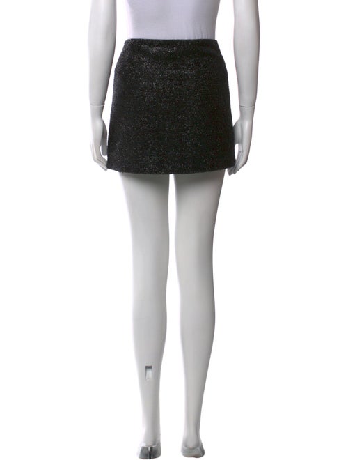 Ganni Glitter Accents Mini Skirt