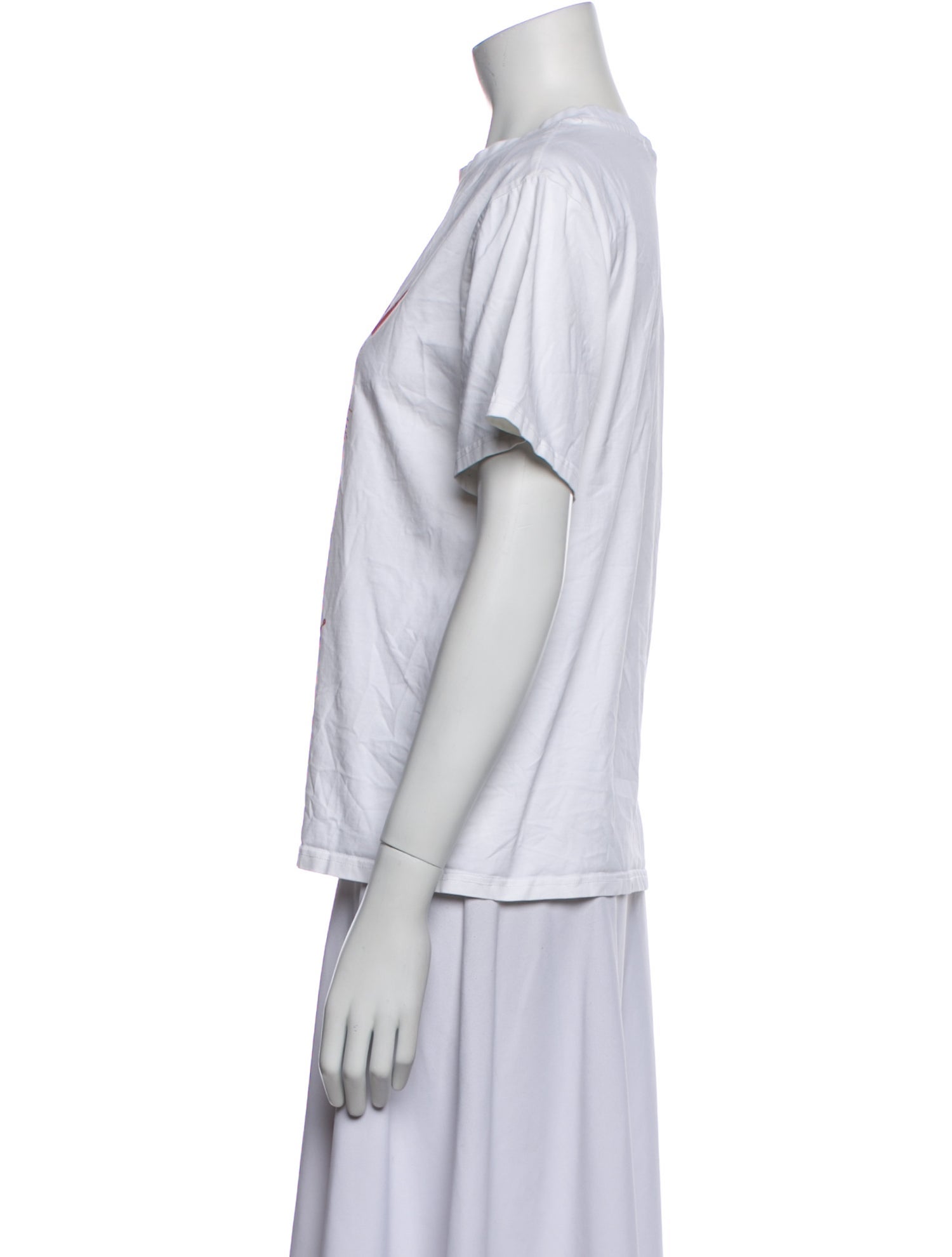 Ganni Graphic Print Crew Neck T-Shirt