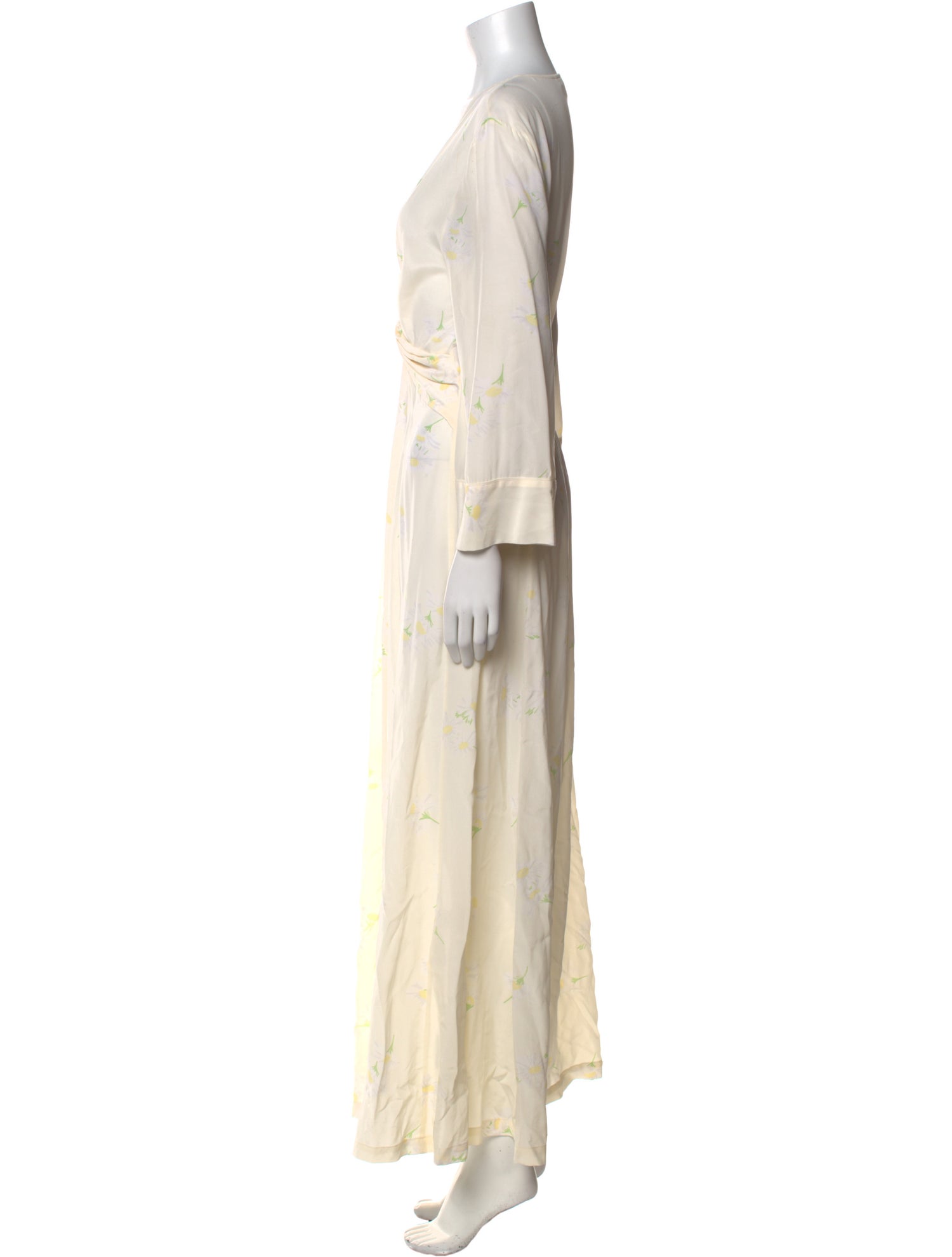 Ganni Silk Long Dress