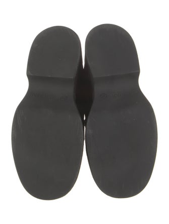 Ganni Suede Crystal Embellishments Loafers