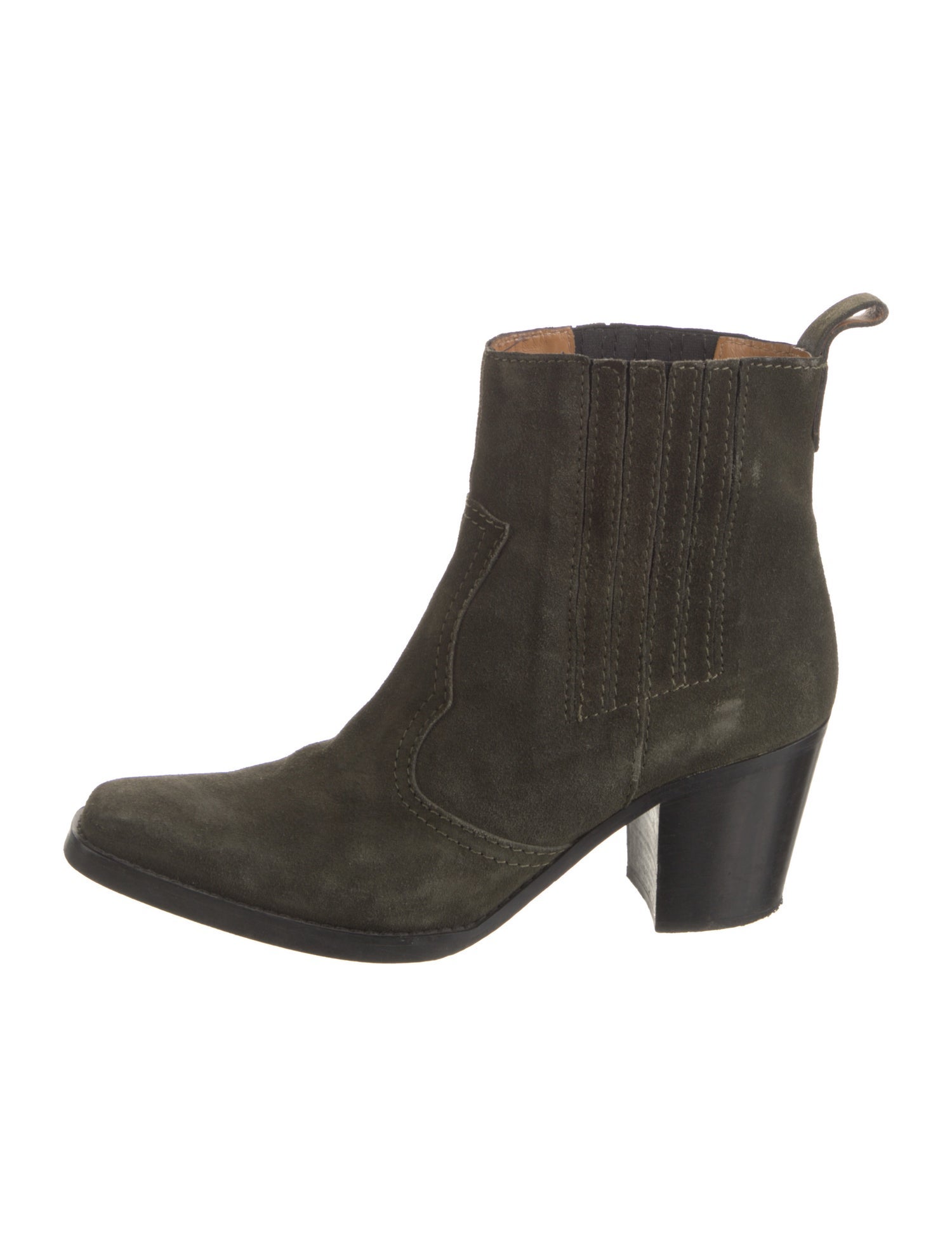 Ganni Suede Chelsea Boots