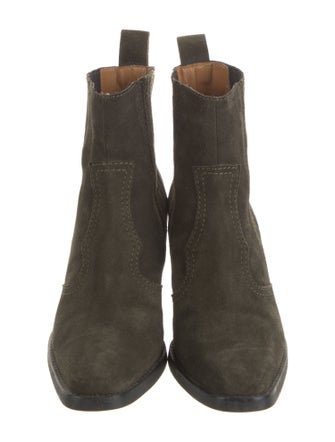 Ganni Suede Chelsea Boots