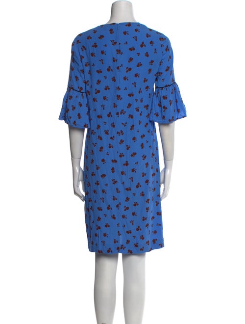Ganni Printed Knee-Length Dress