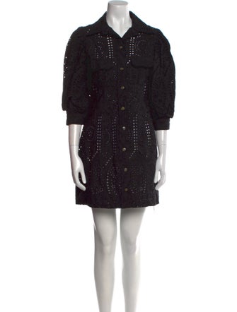 Ganni Printed Mini Dress