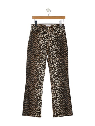 Ganni High-Rise Straight Leg Jeans