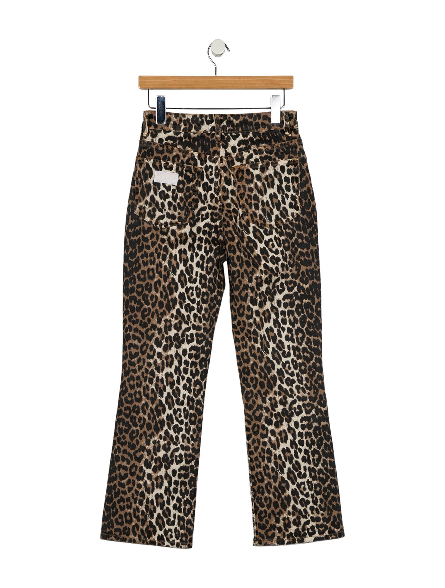 Ganni High-Rise Straight Leg Jeans