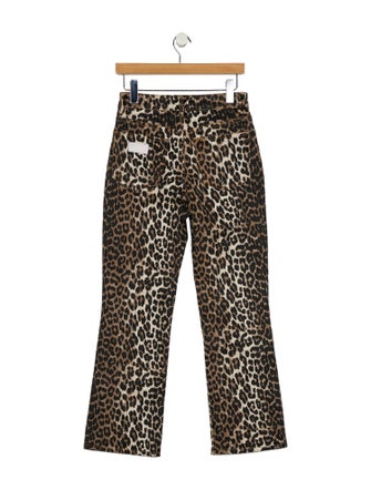 Ganni High-Rise Straight Leg Jeans