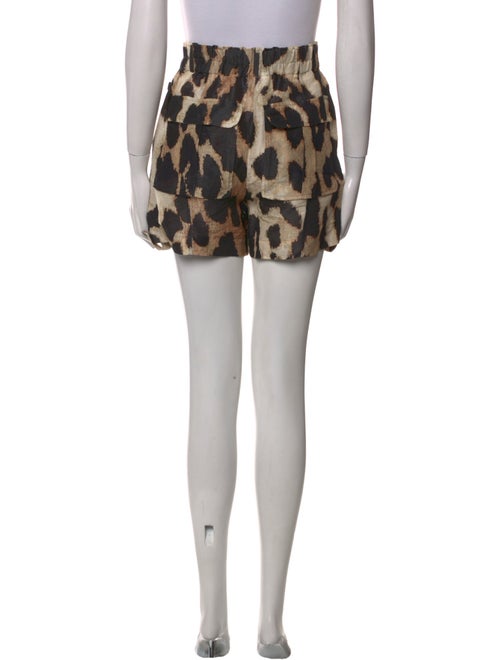 Ganni Linen Mini Shorts