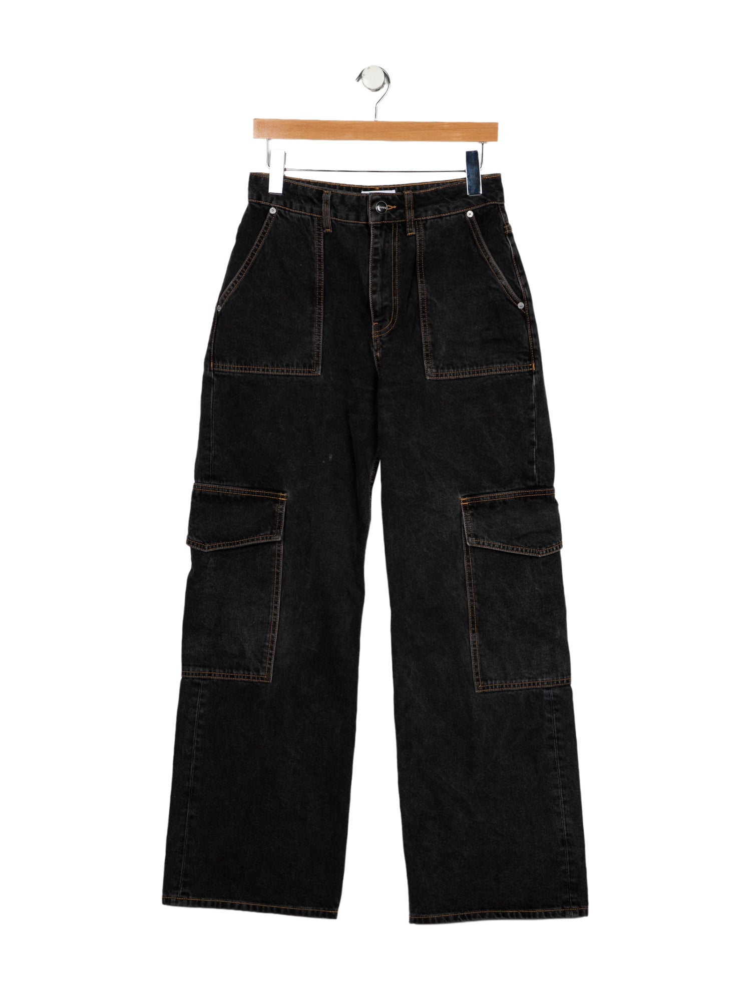 Ganni High-Rise Wide Leg Jeans