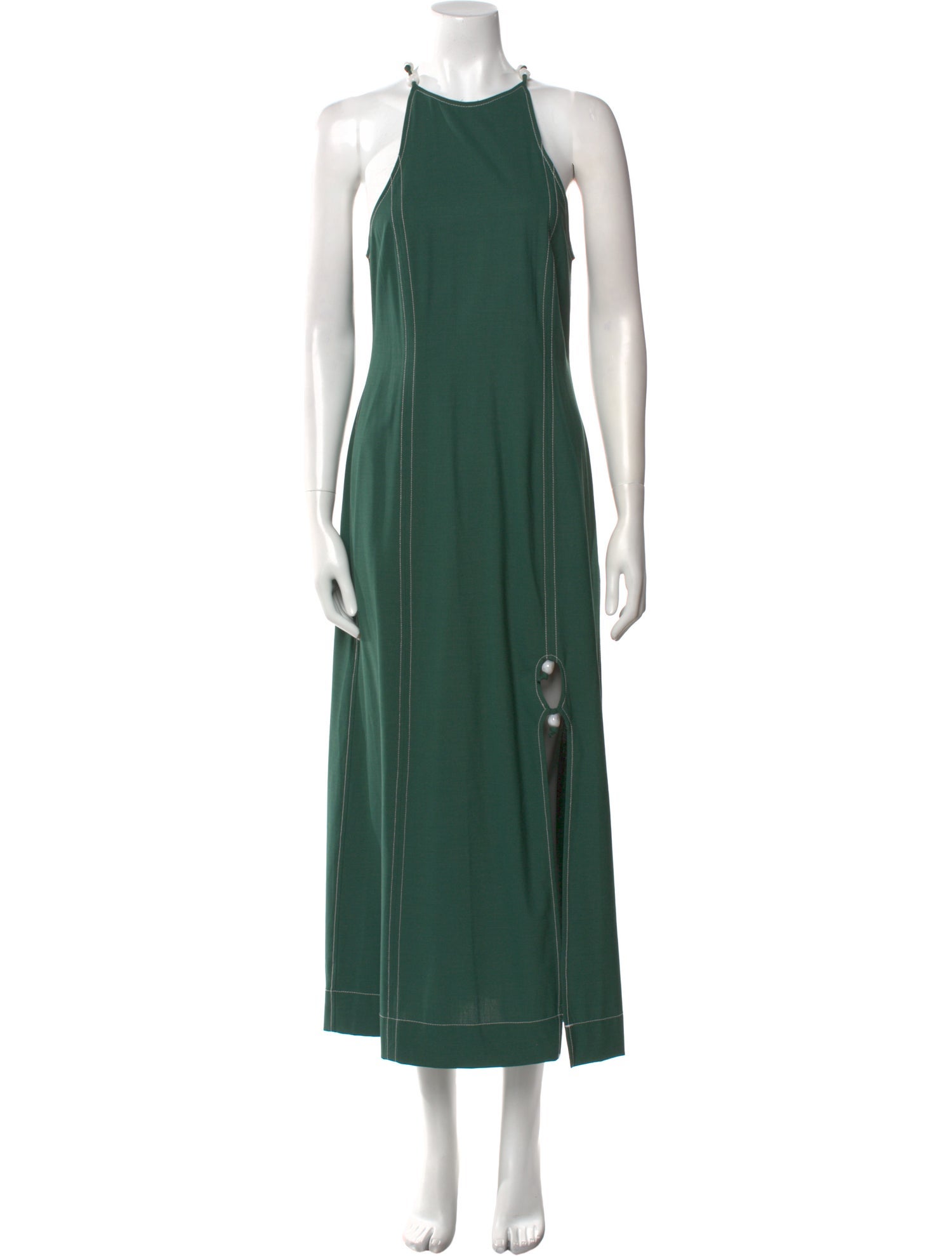 Ganni Halterneck Long Dress