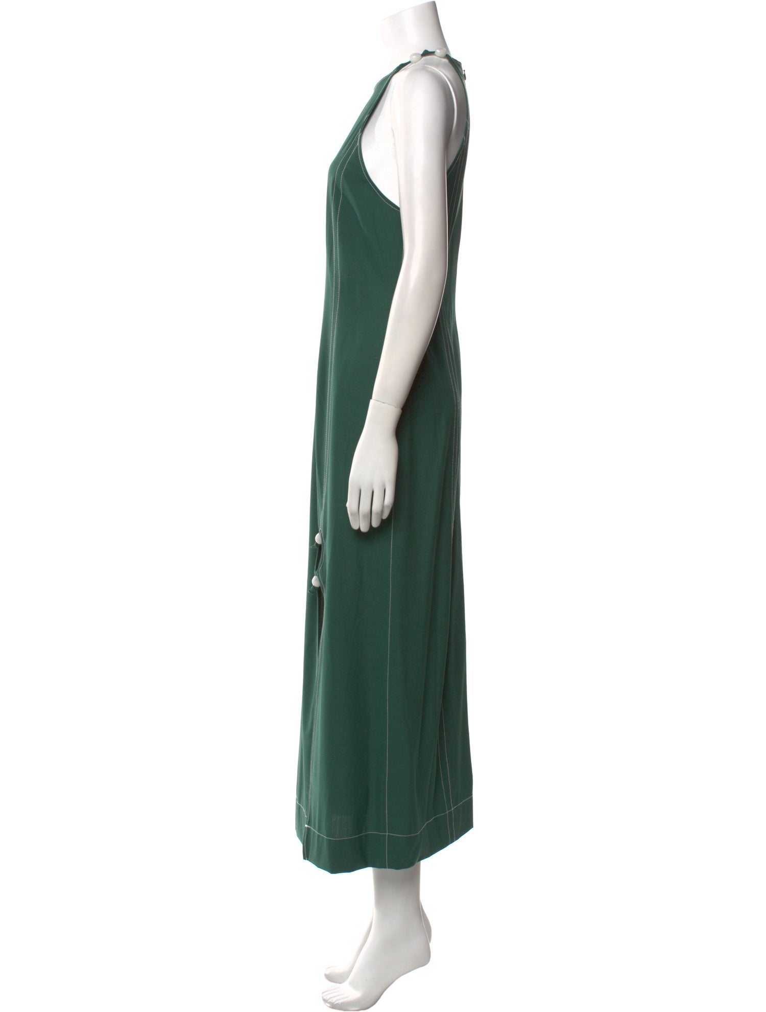 Ganni Halterneck Long Dress