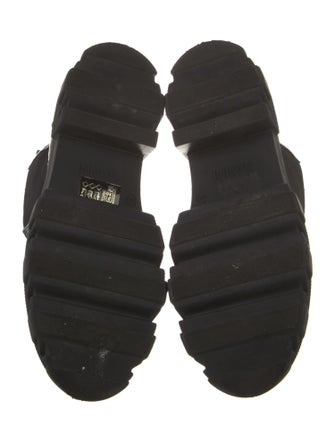 Ganni Patent Leather Combat Boots