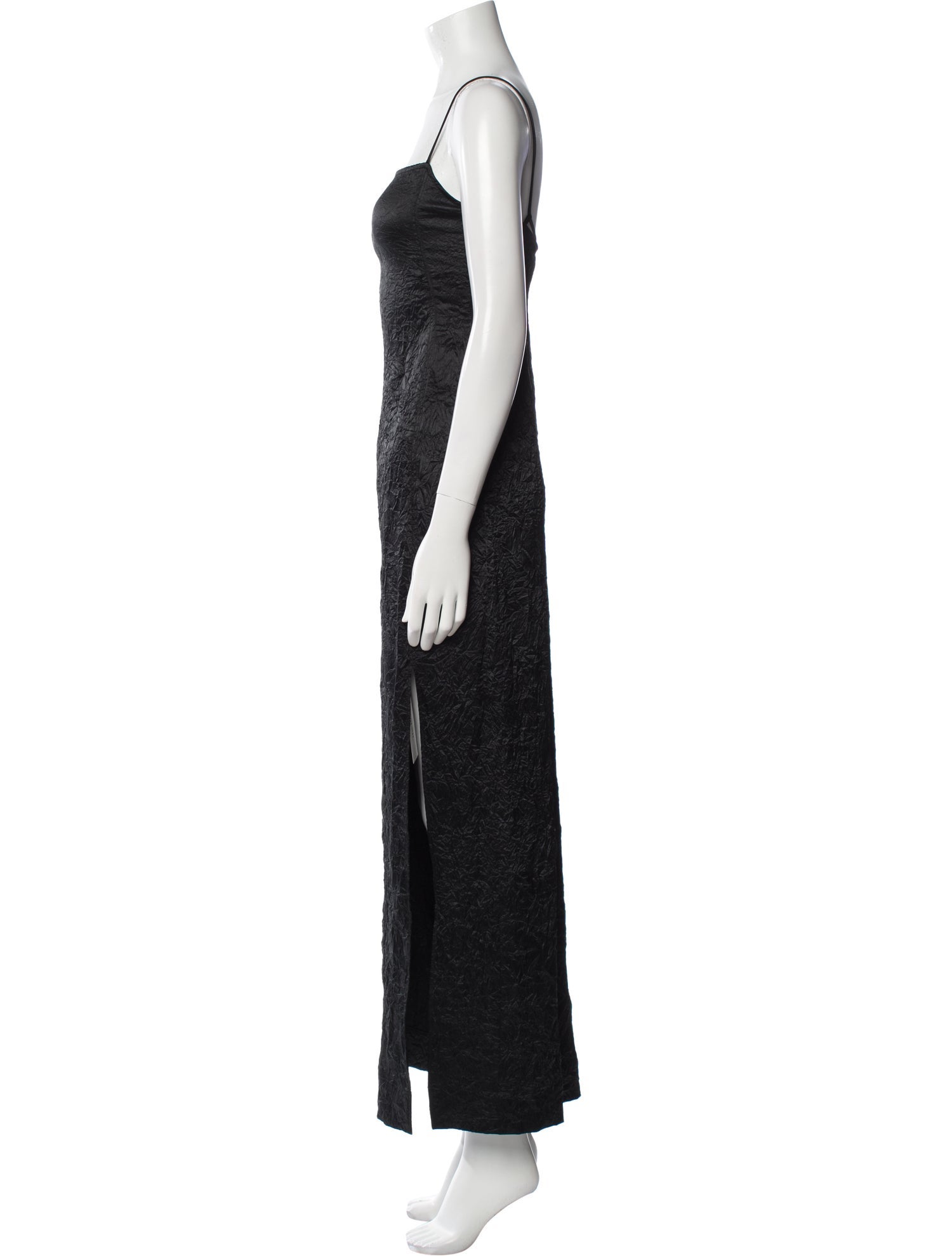 Ganni Square Neckline Long Dress