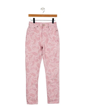 Ganni High-Rise Straight Leg Jeans