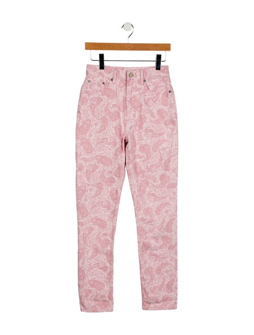 Ganni High-Rise Straight Leg Jeans