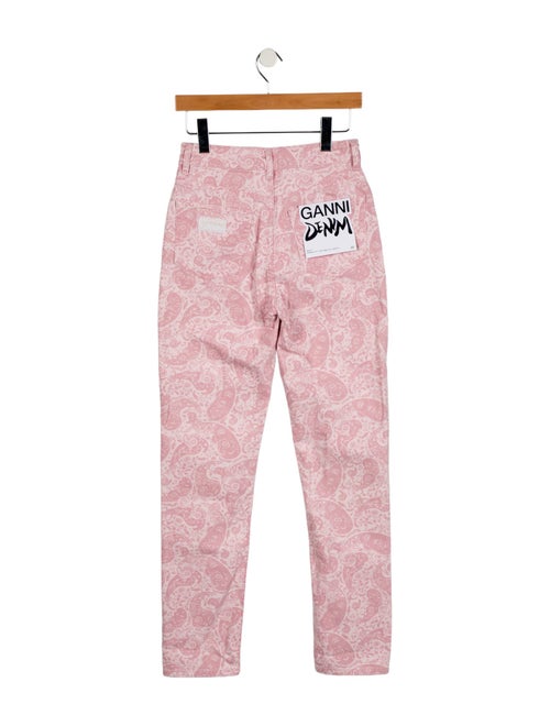 Ganni High-Rise Straight Leg Jeans