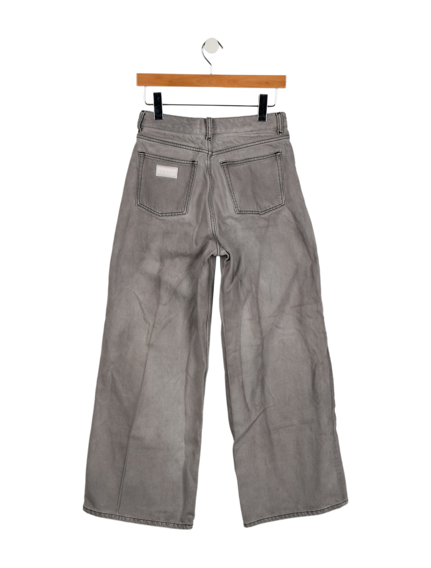 Ganni High-Rise Wide Leg Jeans