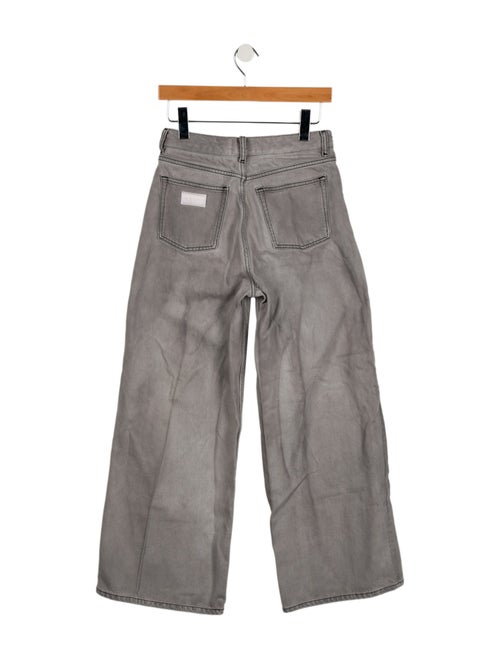 Ganni High-Rise Wide Leg Jeans