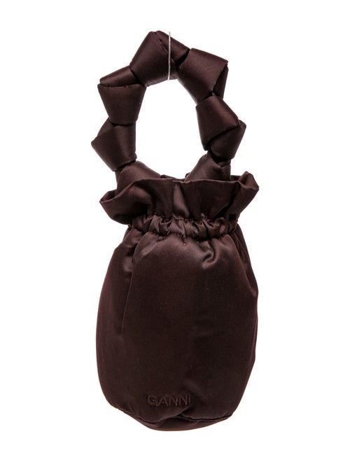 Ganni Satin Bucket Bag