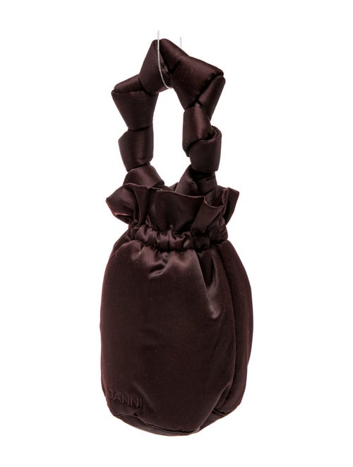 Ganni Satin Bucket Bag