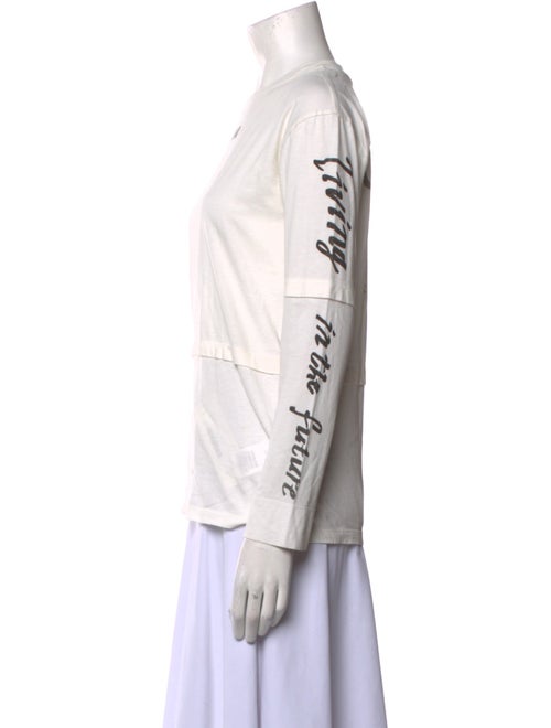 Ganni Graphic Print Crew Neck Sweatshirt