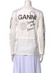Ganni Graphic Print Crew Neck Sweatshirt