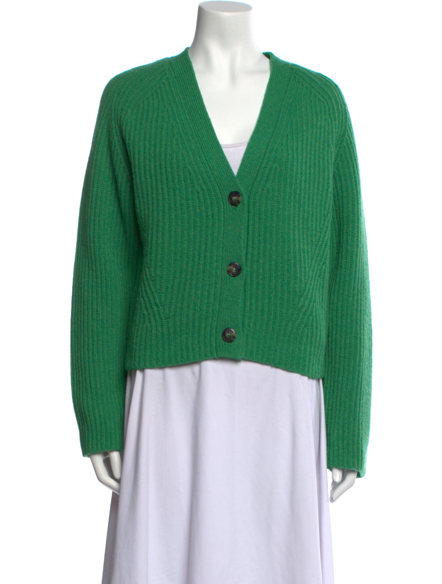 Ganni Wool Plunge Neckline Sweater w/ Tags