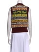 Ganni Wool Graphic Print Sweater