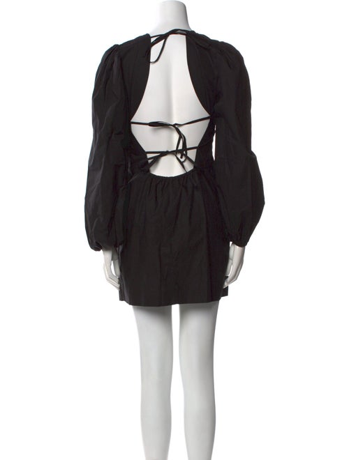 Ganni Crew Neck Mini Dress