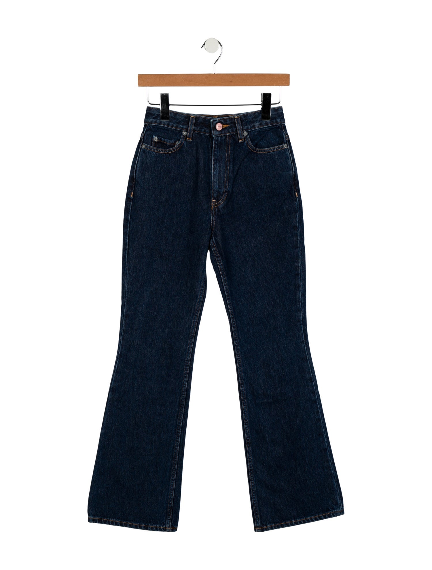 Ganni High-Rise Wide Leg Jeans w/ Tags