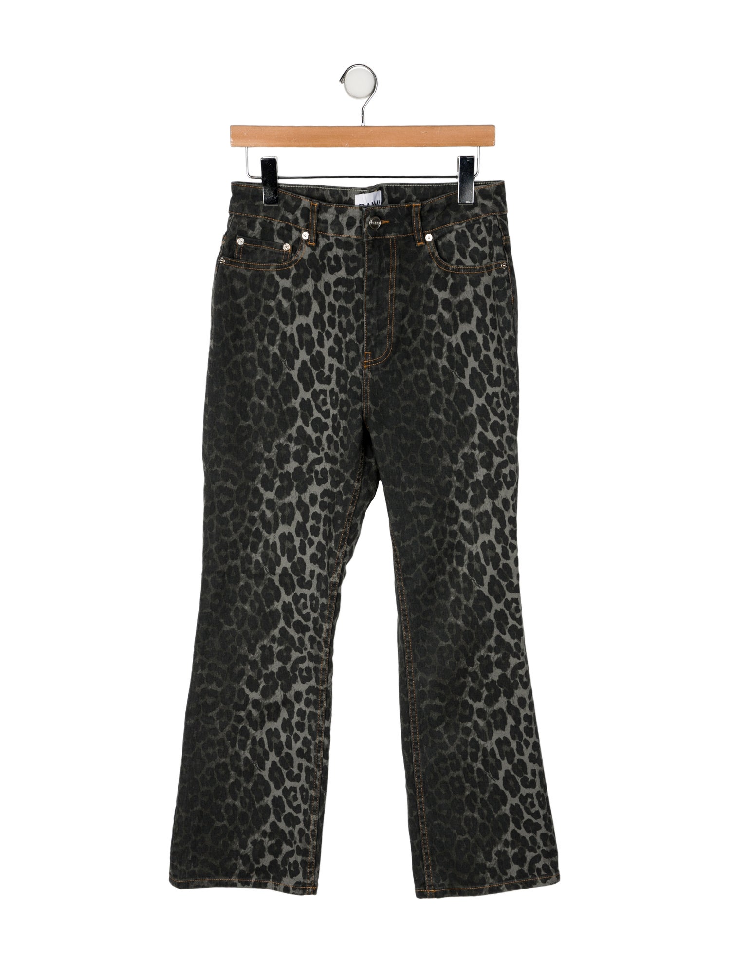 Ganni High-Rise Wide Leg Jeans