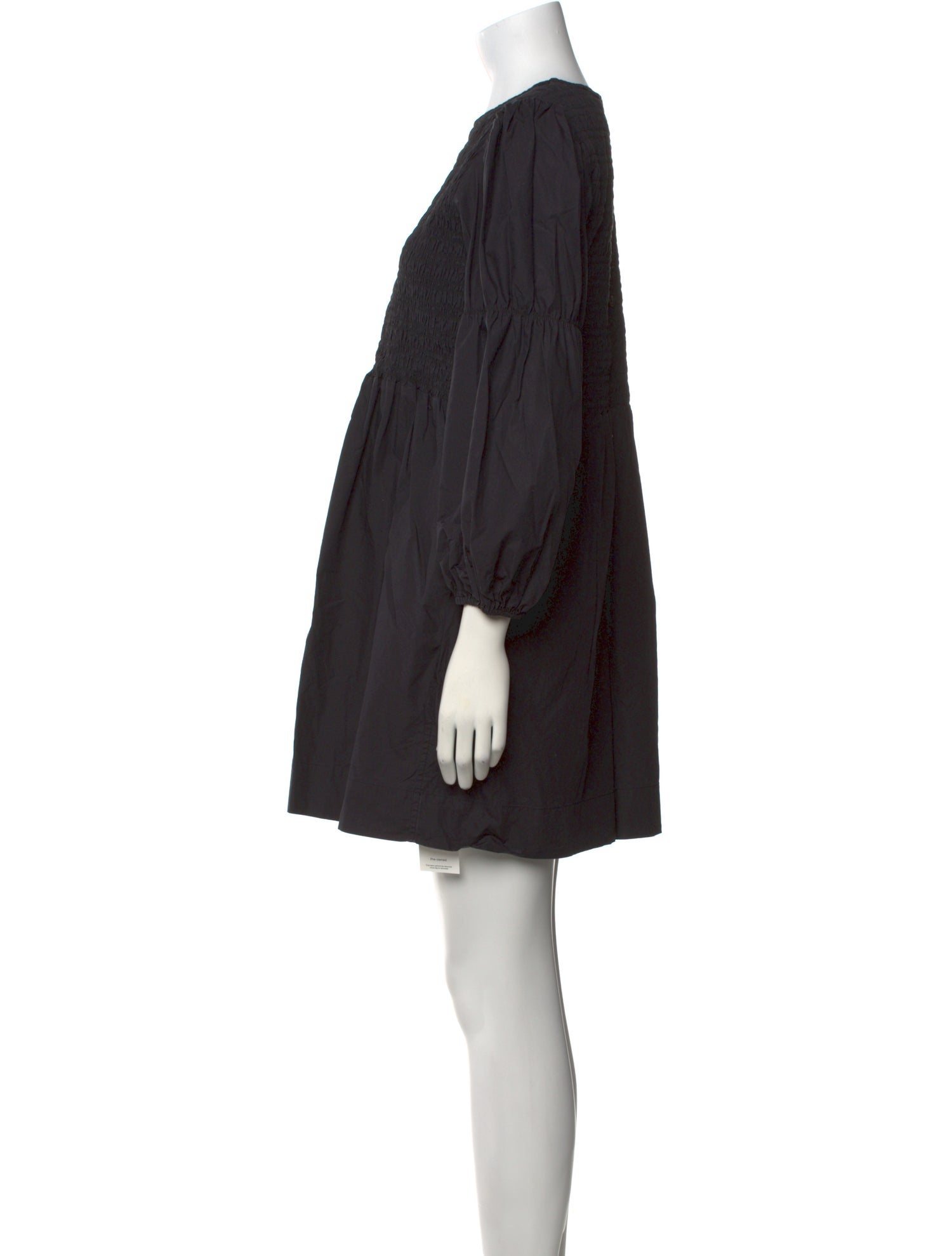 Ganni Crew Neck Mini Dress