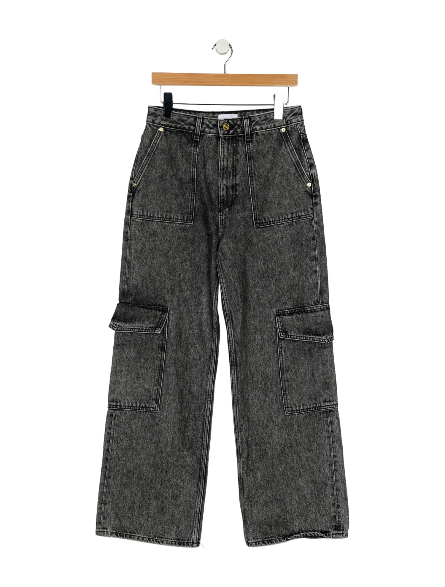 Ganni High-Rise Wide Leg Jeans