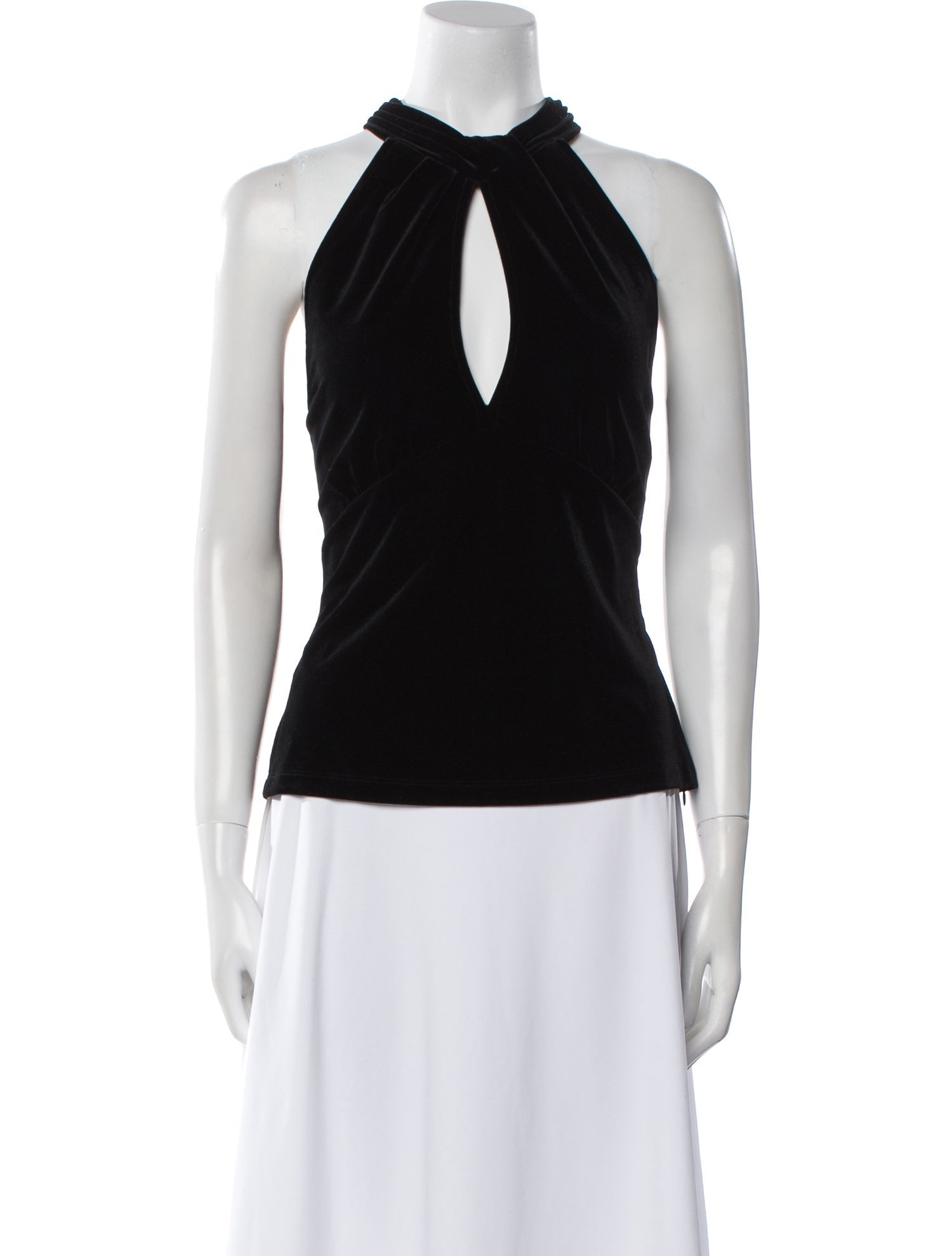 Ganni V-Neck Sleeveless Top