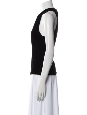 Ganni V-Neck Sleeveless Top