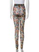 Ganni Floral Print Skinny Leg Pants