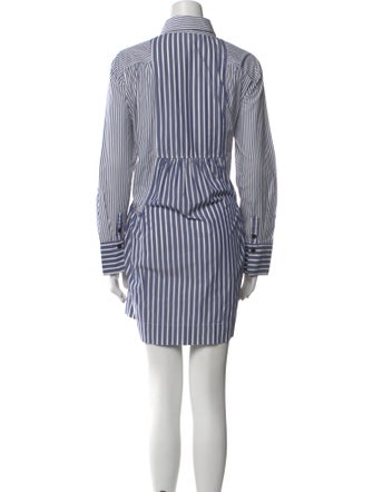 Ganni Striped Mini Dress