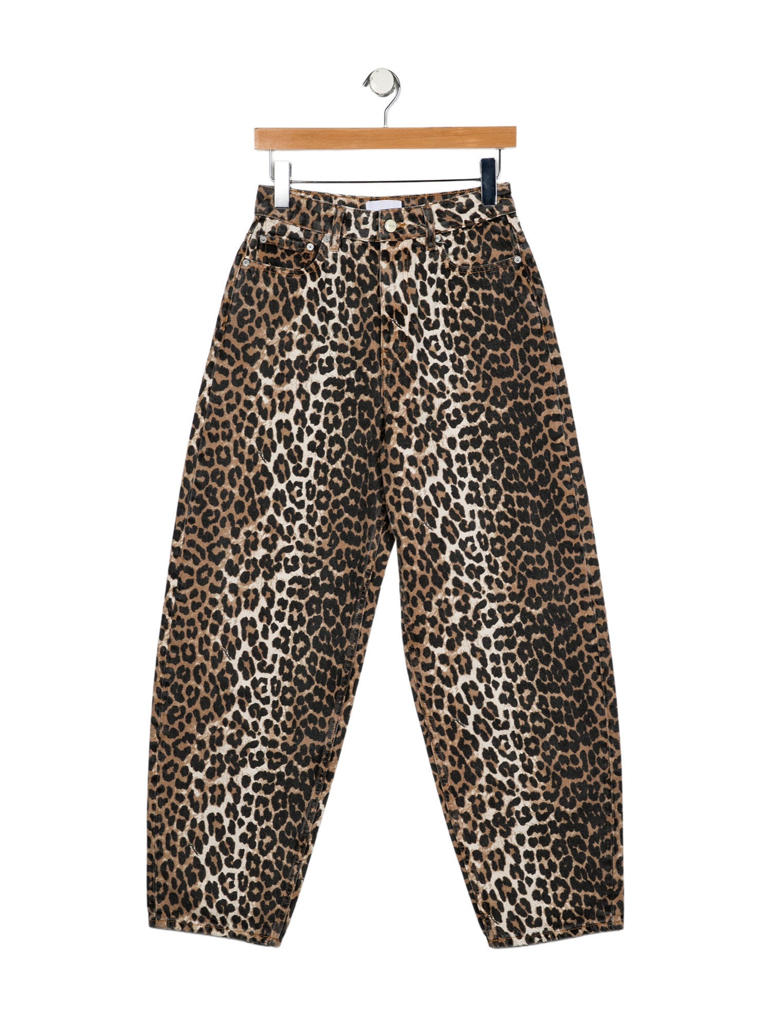 Ganni High-Rise Straight Leg Jeans