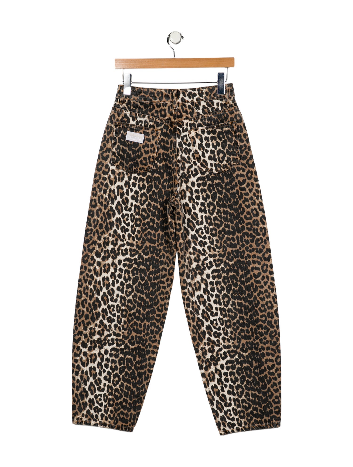 Ganni High-Rise Straight Leg Jeans