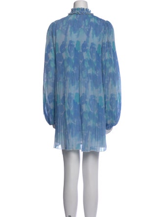 Ganni Tie-Dye Print Mini Dress
