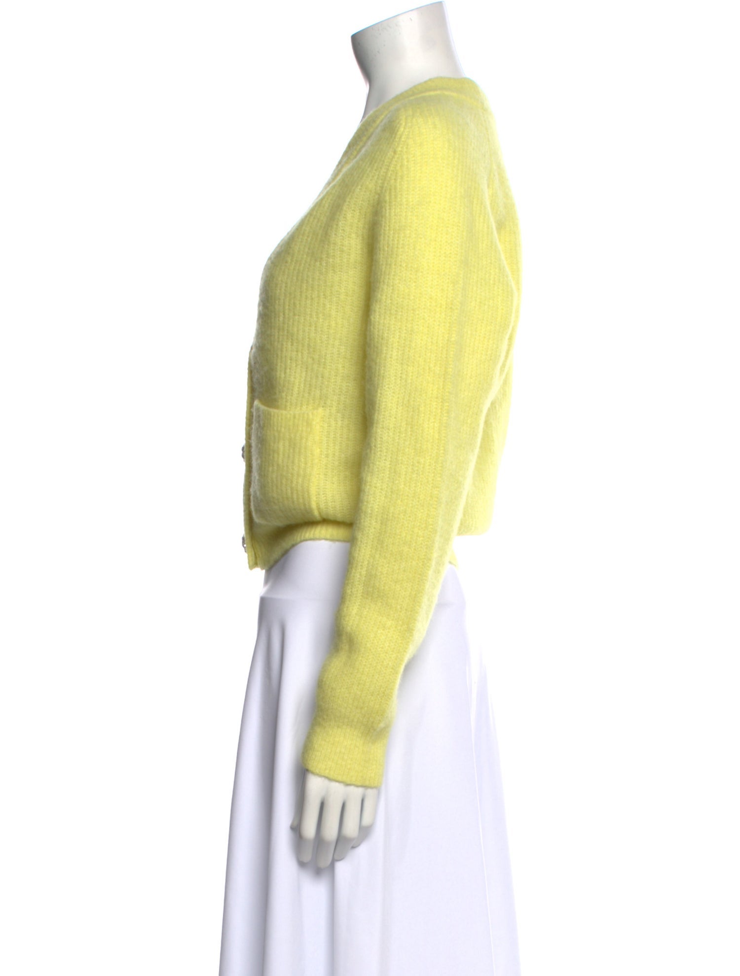 Ganni Alpaca V-Neck Sweater