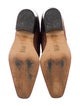 Ganni Suede Colorblock Pattern Western Boots